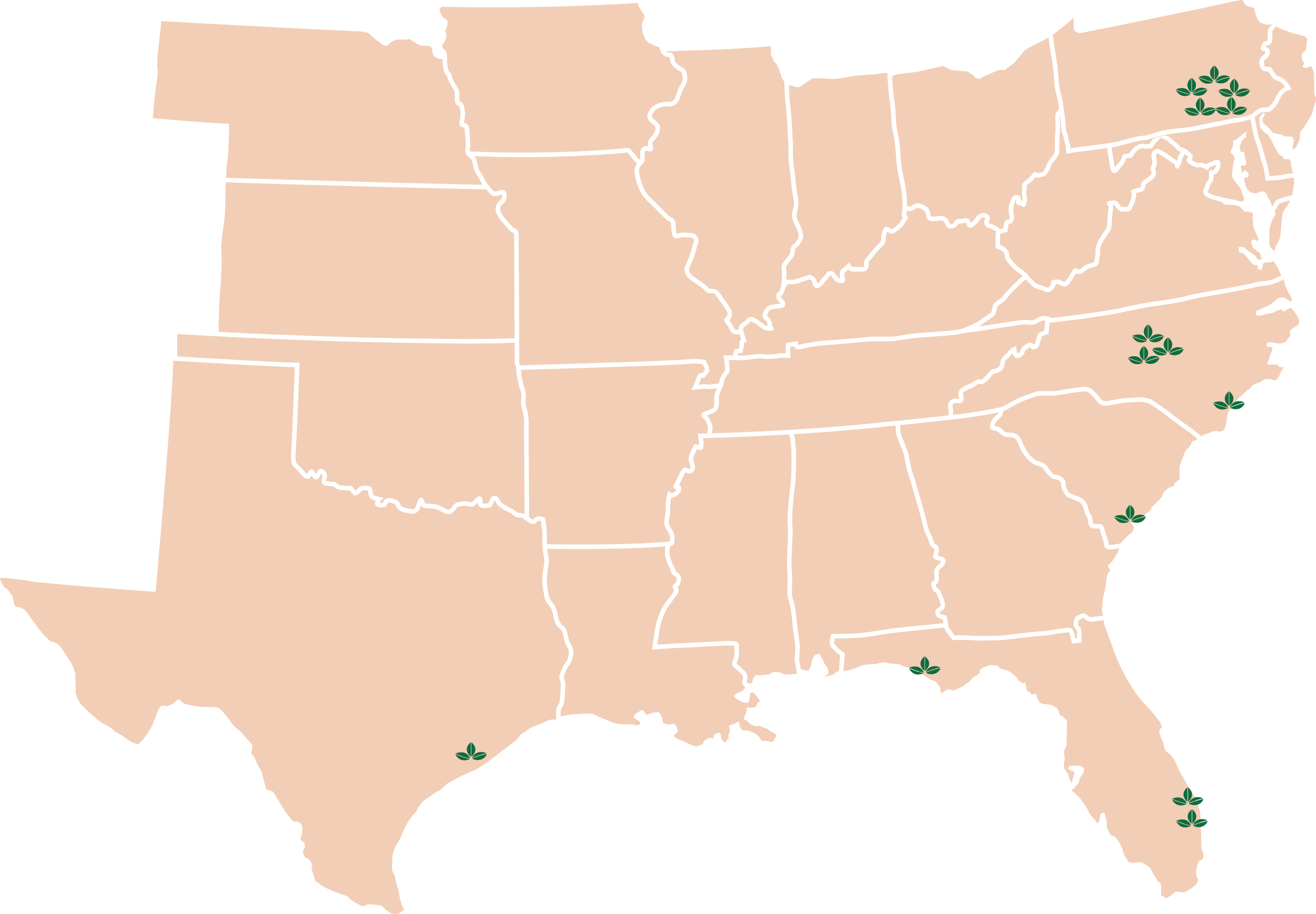 Regional Map - Partnerships